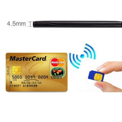Микронавушник для іспиту + GSM гарнітура у вигляді кредитної картки Edimaeg NMD-330KIT (готовий комплект)