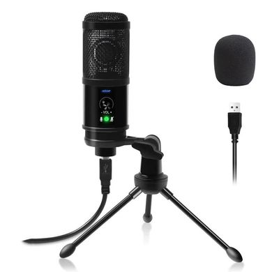 USB мікрофон для ПК, ноутбука, студій для запису звуку Savetek M3, професійний, конденсаторний
