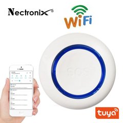 Wifi кнопка SOS для літніх та хворих людей для екстреного виклику допомоги Nectronix SS01, додаток Tuya Smart