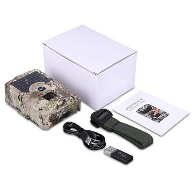 Фотопастка - камера для полювання Boblov PR-200, 12 Мп, 1080P, ІК 15 метрів, кут 120 градусів