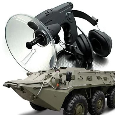 Монокуляр военный 8х25, со встроенным параболическим микрофоном SU-100. Устройство обнаружения противника