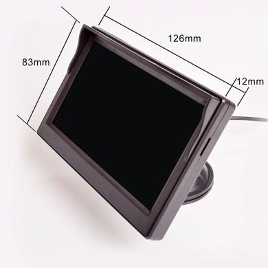 Автомобільний монітор для камери заднього виду Podofo XSP-04, 5 "дюймів, на стійці
