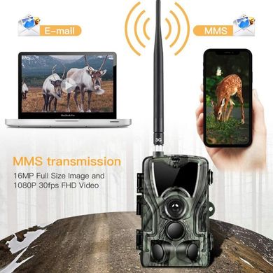 Фотоловушка MMS - охотничья GSM камера с SMS управлением Suntek HC-800M