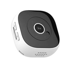Мини камера - портативный видеорегистратор Kinco H9 Full HD 1080P, SD до 32 Гб, белая