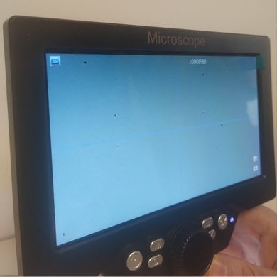 Мікроскоп цифровий з 7" дюймовим LCD екраном GAOSUO G1200HD, живлення від мережі (Товар з дефектом)