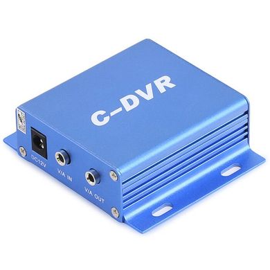 Мини видеорегистратор DVR с датчиком движения на 1 камеру Unitoptek С-DVR, аналоговый, 640x480@30к/c