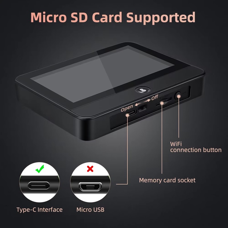 Wifi відеовічко з 4.3\" монітором з невидимою підсвіткою і записом Nectronix A15, Tuya app — фото 5