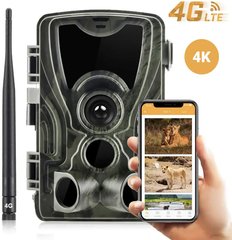 Фотоловушка 4G камера для охоты c передачей 4K видео на смартфон Suntek HC-801Pro, 30мп фото