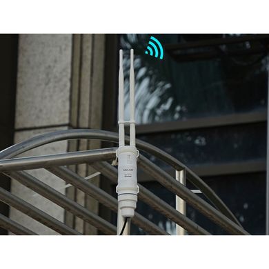 Підсилювач WiFi ретранслятор вуличний  2,4 ГГц з WAN/LAN портом WavLink WN570HN2, 300Mbps до 200 метрів