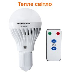 Лампа аварийного освещения с аккумулятором и пультом ДУ под цоколь Е27 Nectronix EL-702 (тепл. свет)