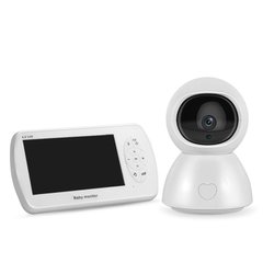 Видеоняня baby monitor беспроводная с большим 5" дюймовым монитором INQMEGA BM288, датчик температуры, подсветка, запись видео
