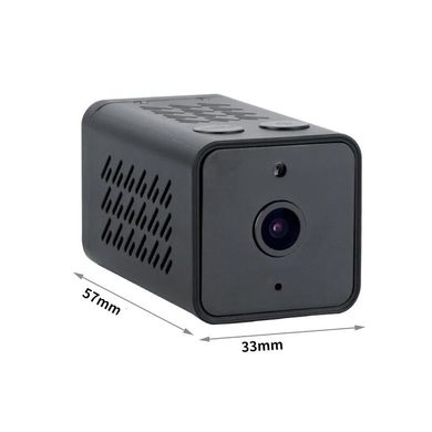 Міні камера wifi безпровідна c великим часом роботи до 8 годин Jianshu WJ11T, 2 мегапікселя, FullHD 1080P, магніт