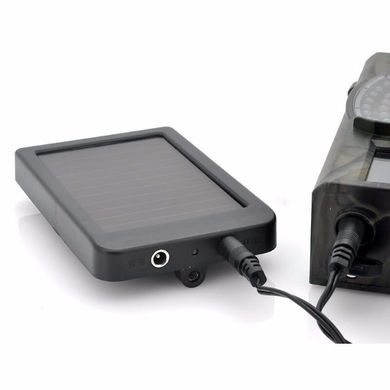 Сонячна зарядка з акумулятором для фотопасток і мисливських камер Suntek HC-300, HC-500 і інших, з напругою 9 Вольт