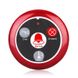 Система вызова официанта беспроводная с черными часами - пейджером Retekess TD108 + 10 красных кнопок (с кнопкой КАЛЬЯН)