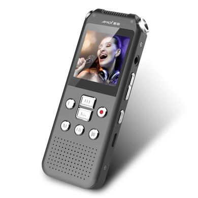 Диктофон + відеореєстратор + фотоапарат 3в1 Amoi E730, міні, WAV до 768 кбіт / с, AVI до 720p, метал