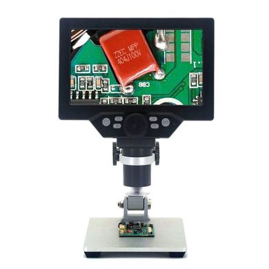 Мікроскоп цифровий з 7" дюймовим LCD екраном і підсвічуванням GAOSUO G1200HDB, c збільшенням до 1200X, з акумулятором