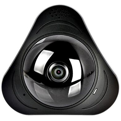 Панорамна wifi камера 360 риб'яче око Unitoptek EC-P02, бездротова, чорна