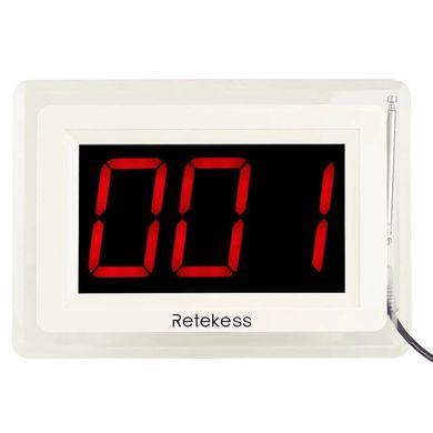 Система виклику офіціанта бездротова з LCD дисплеєм - оповісником Retekess T114 + 10 кнопок