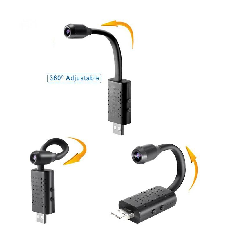 Міні wifi камера USB на гнучкому шлейфі Nectronix U21, запис 1280x720P, V380pro (Товар з дефектом) — фото 4