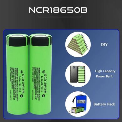 Аккумуляторная батарея NCR18650B, 3.7 v 3400 mAh, Оригинал (1 штука)
