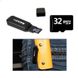 Флешка диктофон міні Saimpu A2, простий запис без налаштувань, SD карти до 128 Гб, 3 години роботи