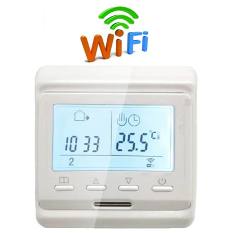 Wifi термостат для газового та електричного котла з LCD дисплеєм Minco Heat MK60L, білий — фото 6