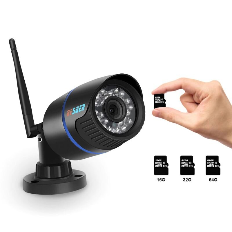 Wifi камера відеоспостереження бездротова вулична Besder JW201, 2 мегапікселя, HD 1080P, SD до 64 Гб — фото 4