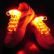 Светящиеся шнурки KS Disco, красный свет