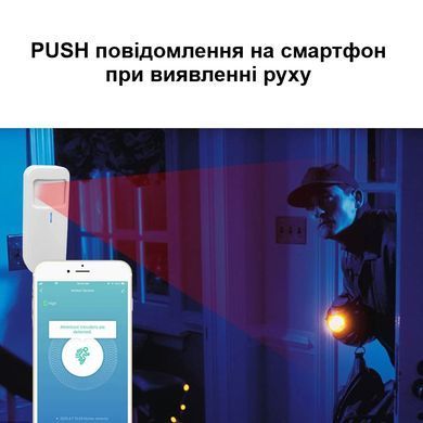 Wifi датчик движения для умного дома Nectronix 621-A, оповещение в приложение на смартфон