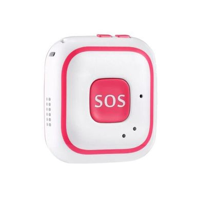 GPS трекер для дітей з кнопкою SOS Badoo Security V28, рожевий