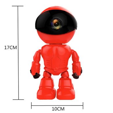 Поворотна камера wifi - робот Zilnk R004, 1.3 Мп, 960P, P2P, Onvif, червона