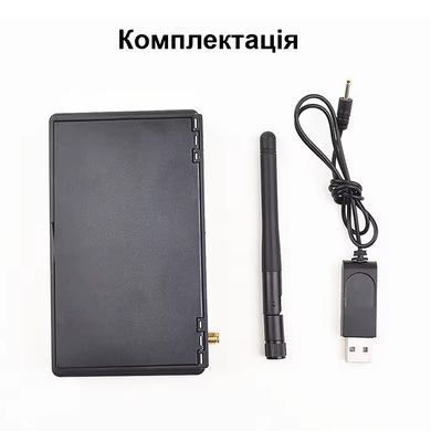 FPV монитор 4.3 дюйма с солнцезащитной шторкой для отображения видеосигнала от дронов 5.8 Ггц Nectronix F48
