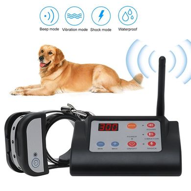 Бездротовий електронний паркан для собак + електронний нашийник для дресирування 2в1 Petguider883-1