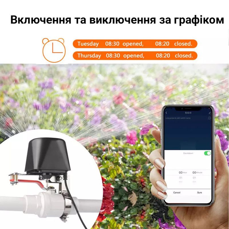 Електропривід шарового крану wifi сервопривід бездротовий 12 вольт для кранів 1/2 дюйма Nectronix CW-15DN — фото 3
