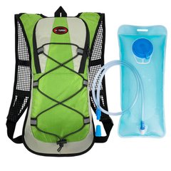 Рюкзак гидратор для воды - питьевая система на 2 литра Hotspeed 2L, зеленый