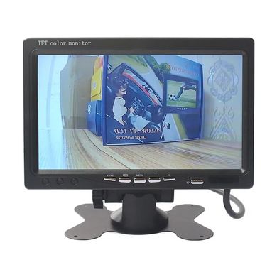 AHD монітор автомобільний 7 дюймів з підтримкою AHD камер до 2 Мп Podofo AHD-726