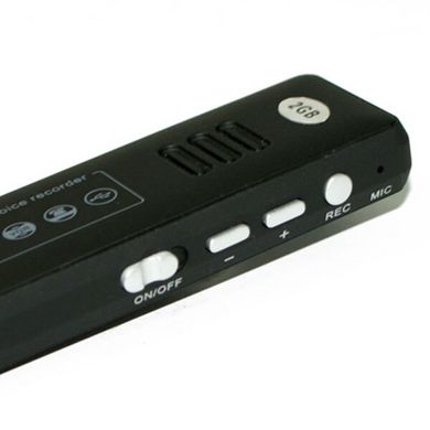 Флешка диктофон с голосовой активацией и датчиком звука HNSAT DVR-116, 4 Гб, LCD экран