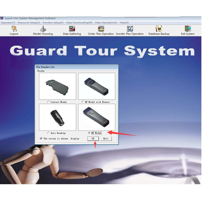 Система контролю обходу території охоронцем Guard Tour 3000 — фото 4
