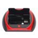 Док станція для HDD - зовнішня кишеня для жорстких дисків 2,5 - 3,5 дюйма Kkmoon C55, червоний