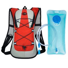 Рюкзак гидратор для воды - питьевая система на 2 литра Hotspeed 2L, красный