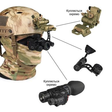 Адаптер для крепления монокуляра (прибора) ночного видения NVM-14 к держателю L4G24 на шлем