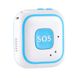 Персональний портативний GPS трекер для дітей з кнопкою SOS Badoo Security V28, блакитний