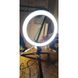 Селфі кільце світлодіодне на штативі з тримачем для телефону Selfie ring light, діаметром 26 см, 3 кольори підсвічування