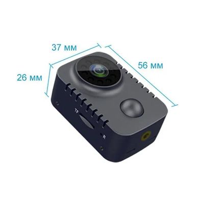Міні камера з датчиком руху, нічним баченням та записом на карту пам'яті Nectronix MD29, FullHD 1080P, до 30 днів роботи