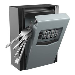 Мини сейф для ключей с кодовым замком и антивандальным металлическим корпусом Badoo Security T10