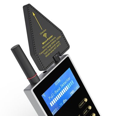 Профессиональный детектор жучков, прослушки, беспроводных камер, GPS трекеров - антижучок Nectronix WT-10