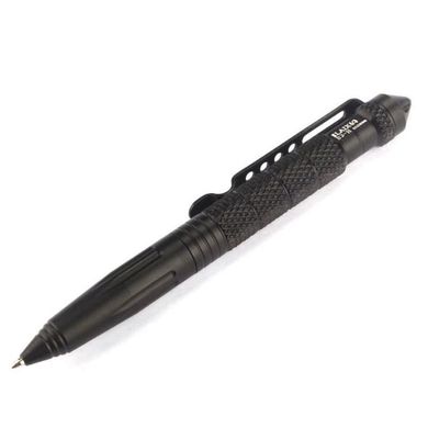 Тактическая ручка со стеклобоем Laix B2-H из авиационного алюминия, черная