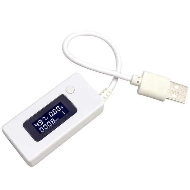 USB тестер емкости, usb вольтметр амперметр Hesai KCX-017Нет в наличии