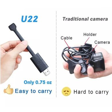 Міні камера WIFI USB на гнучкому шлейфі з підсвіткою ZTOUR U22, HD 720P, датчик руху